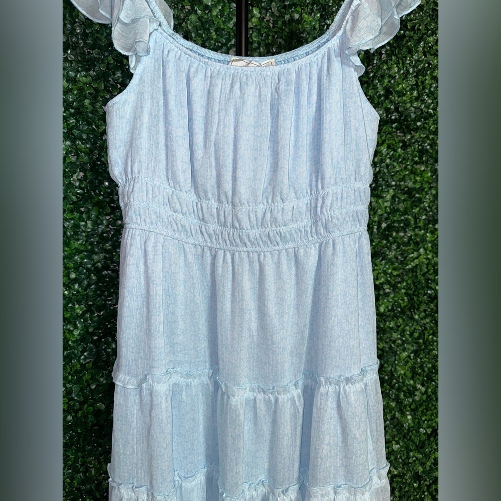 No Comment NY LA Juniors Ruffled Daisy Spring Dress - Picture 3 of 6